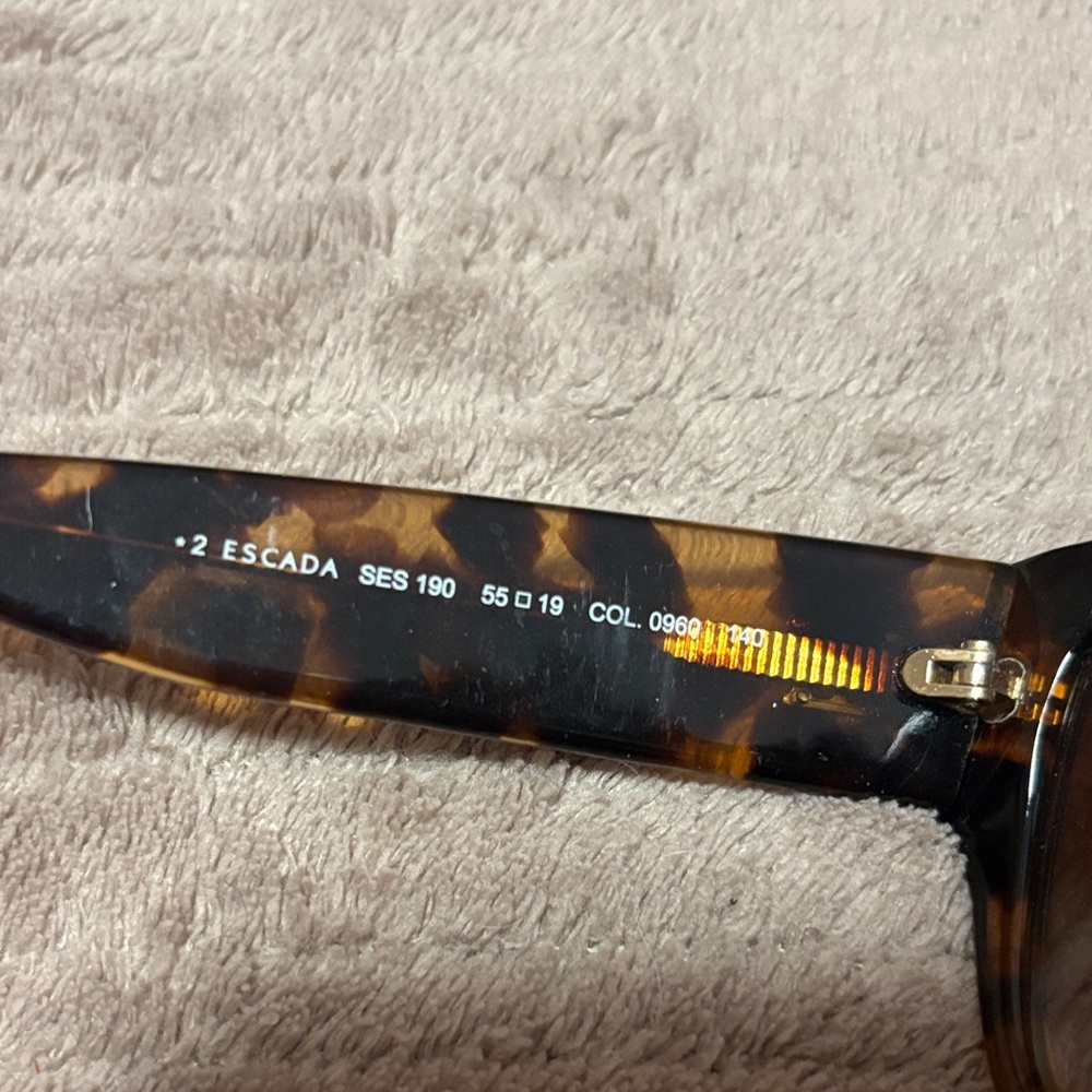 Escada Tortoiseshell Sunglasses - image 4